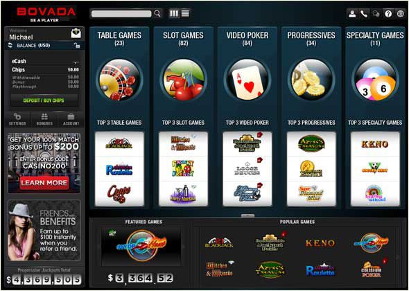 Bovada Casino Bonus Code