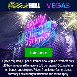 William Hill Vegas Promo Code PROMO20