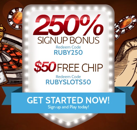 ruby slots casino nd bonus codes