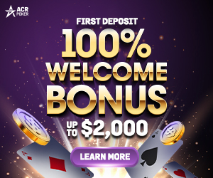 Americas Cardroom ACR Promo Code WELCOME100